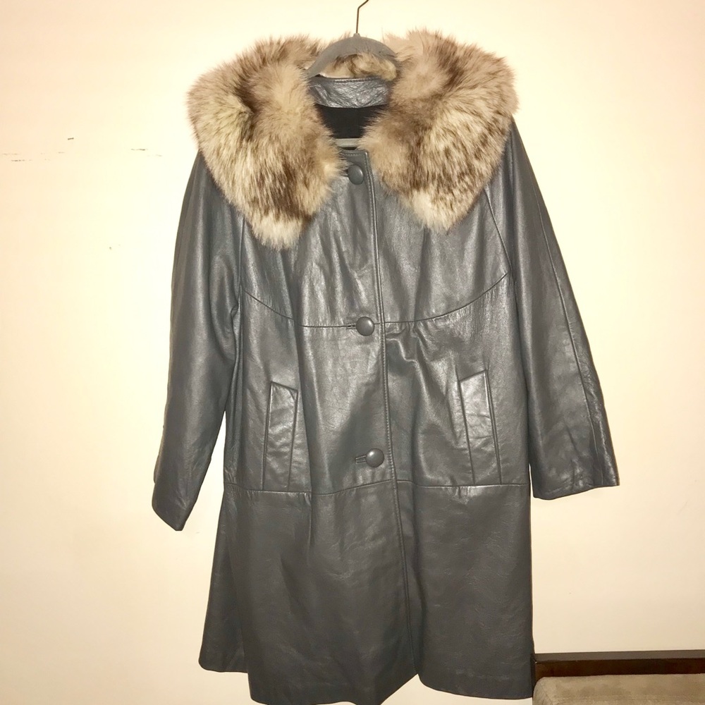 Vintage Leather Coat